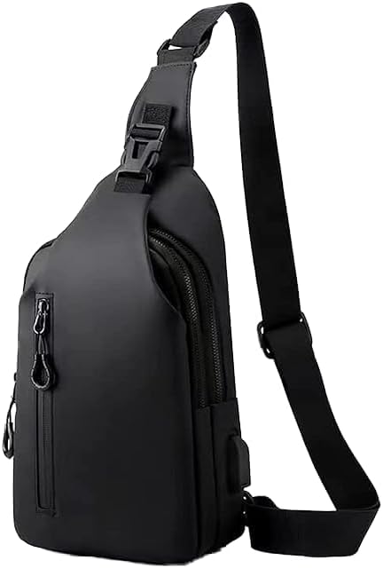 DUBKART Men's Waterproof Sling Bag & Crossbody Backpack for Travel