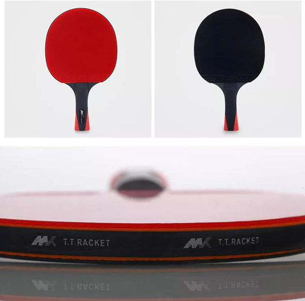 Performance Table Tennis Racket Set - 2 Pro Rackets, 3 Balls, Storage Bag, Indoor/Outdoor Play