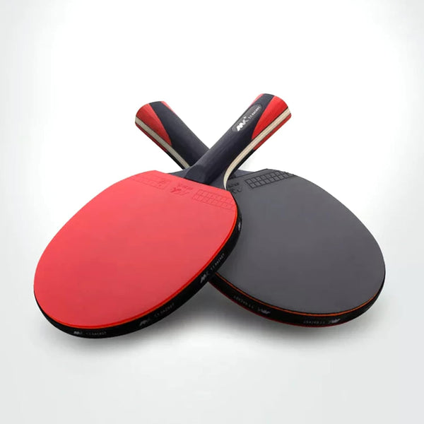 Performance Table Tennis Racket Set - 2 Pro Rackets, 3 Balls, Storage Bag, Indoor/Outdoor Play