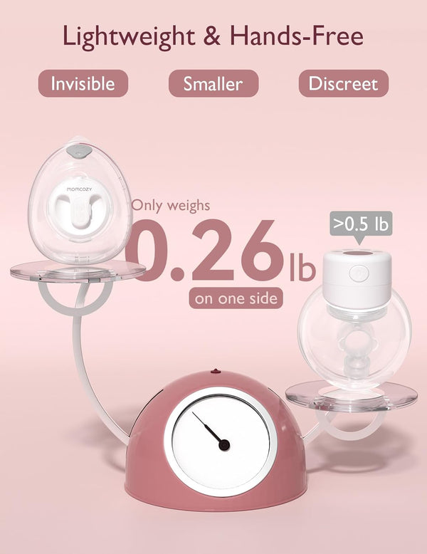 Momcozy V2 Ultralight Hands-Free Breast Pump
