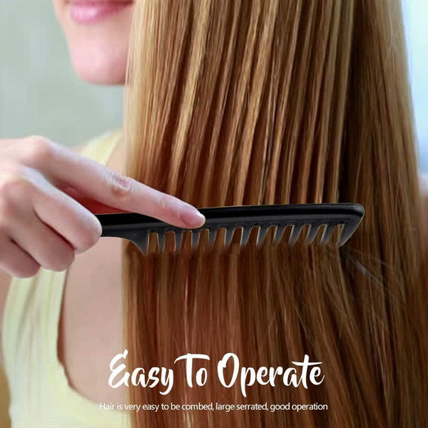 DUBKART Wet Hair Detangling Comb Gentle on all hair types, no pulling or breakage
