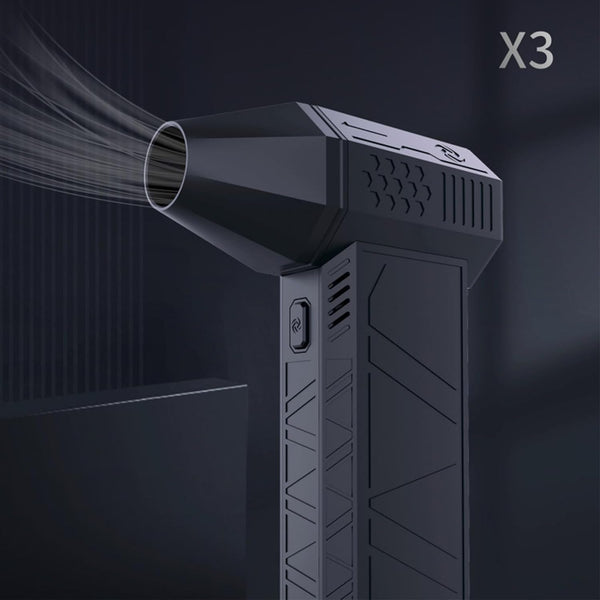 DUBKART Turbo Jet Fan 130,000 RPM mini blower with high-speed duct fan (X3)