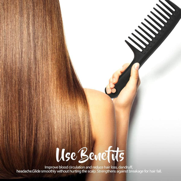 DUBKART Wet Hair Detangling Comb Gentle on all hair types, no pulling or breakage