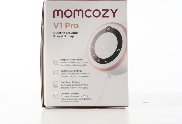 Momcozy V1 Pro Wearable Breast Pump – Hospital-Grade, 15 Levels, 3 Rhythms
