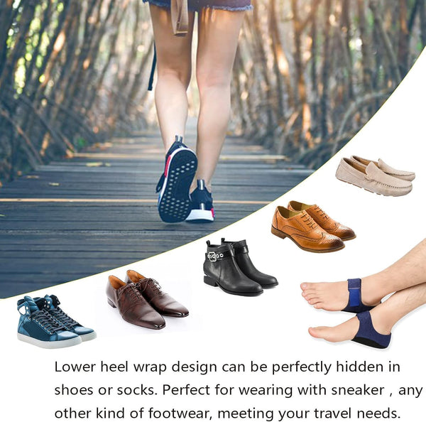 DUBKART Gel Heel Protectors Cushion for plantar fasciitis and heel pain (4 PCS)