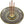 Brass Incense Stick Holder - 9 Holes with Detachable Ash Catcher (Round)