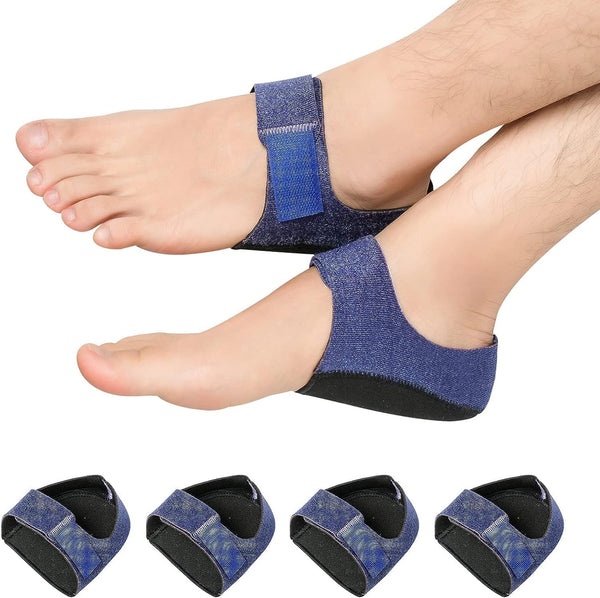 DUBKART Gel Heel Protectors Cushion for plantar fasciitis and heel pain (4 PCS)