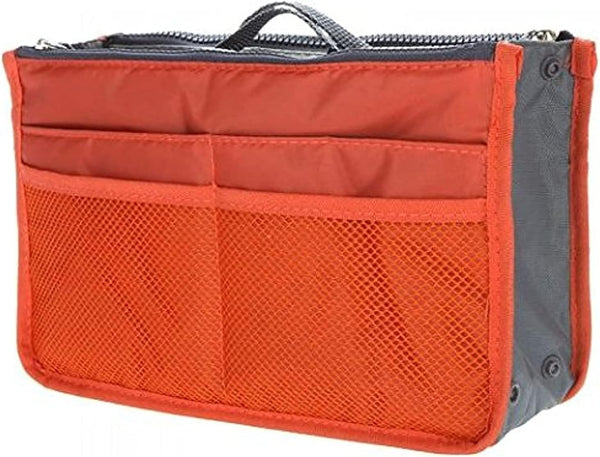 Women's Large Insert Handbag Organizer, Orange - H9469