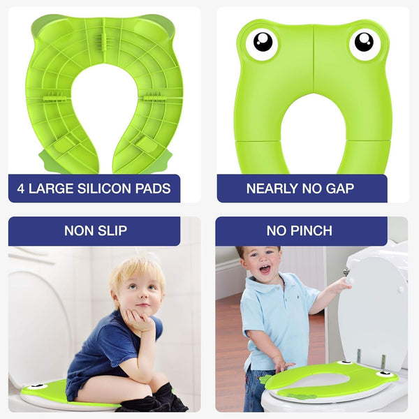 DUBKART Portable Folding Non-Slip Potty Seat for Kids & Toddlers