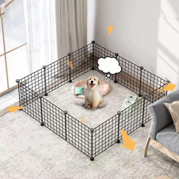12 PCS Metal Iron Mesh Wire Small Pets Cage