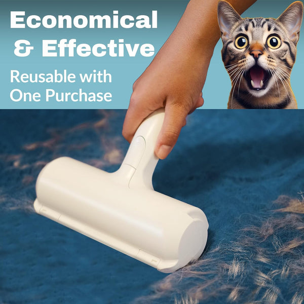 Dubkart Pet Hair Remover - Reusable Lint Roller for Furniture, Couch, Carpet, Car Seats, Bedding