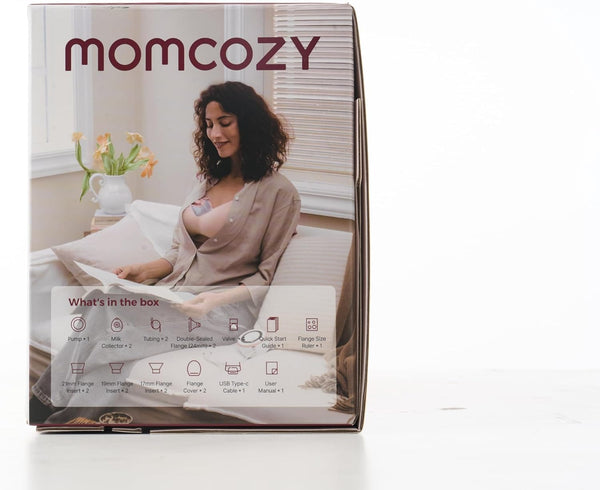 Momcozy V1 Pro Wearable Breast Pump – Hospital-Grade, 15 Levels, 3 Rhythms