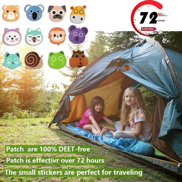 DUBKART 96-Pack Mosquito Repellent Patches Natural Plant-Based Stickers for Kids & Adults