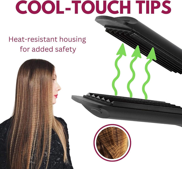 Dubkart 220V Ceramic Hair Crimper - Fast Heating Hair Styler