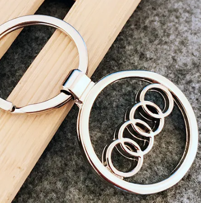 Audi Emblem Logo Keychain Key Ring