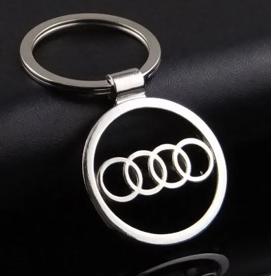 Audi Emblem Logo Keychain Key Ring