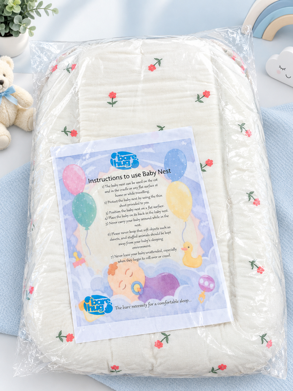 iHange Baby Nest – Portable Baby Lounger with Soft Padded Design