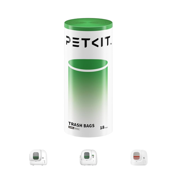 PETKIT Replacement 18 Count Trash Bags for PuraMax 2 & PUROBOT Max Pro
