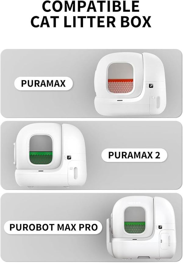 PETKIT Replacement 18 Count Trash Bags for PuraMax 2 & PUROBOT Max Pro
