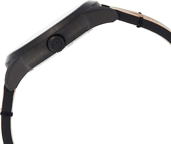 Timberland Howland Men's Analogue Black Dial Brown Leather Watch TBL15632JSB-02