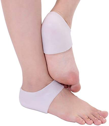 Dubkart 1 Pair Silicone Moisturizing Gel Heel Socks