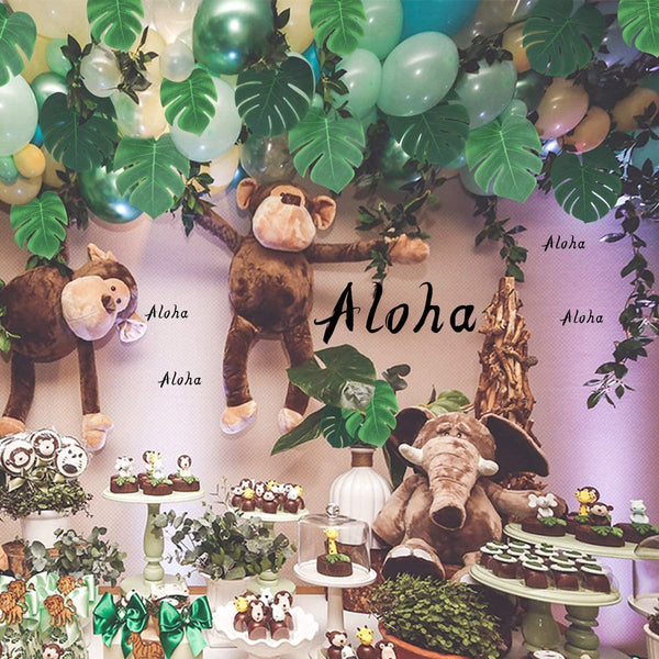 Dubkart 100 PCS Artificial Palm Green Leaves