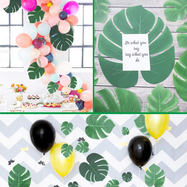 Dubkart 100 PCS Artificial Palm Green Leaves