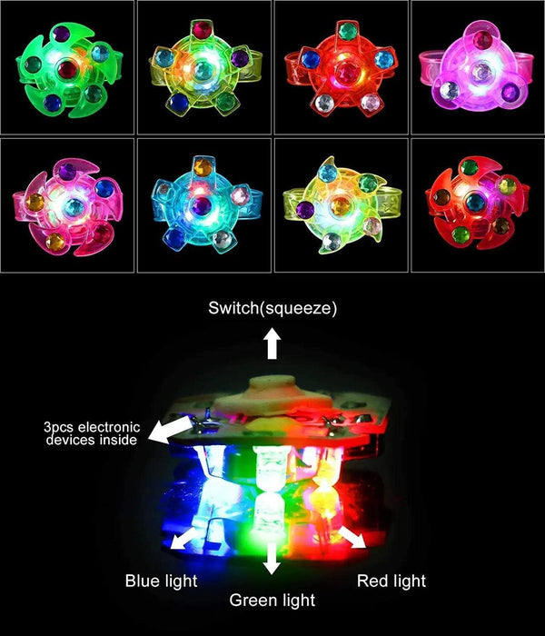 Dubkart 12 PCS Luminous Bracelets Kids Party Gift Bag Set