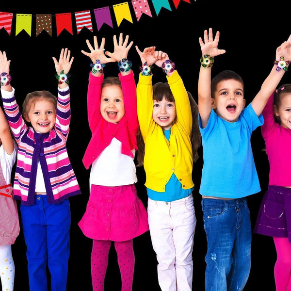 Dubkart 12 PCS Luminous Bracelets Kids Party Gift Bag Set