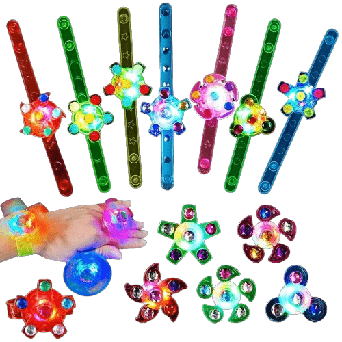 Dubkart 12 PCS Luminous Bracelets Kids Party Gift Bag Set