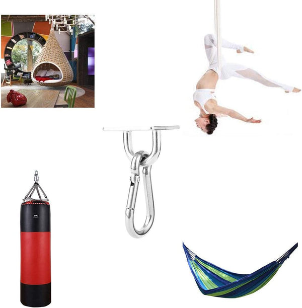 Dubkart 2 PCS Hammock Swing Chair Boxing Bag Hanging U Hooks Kit