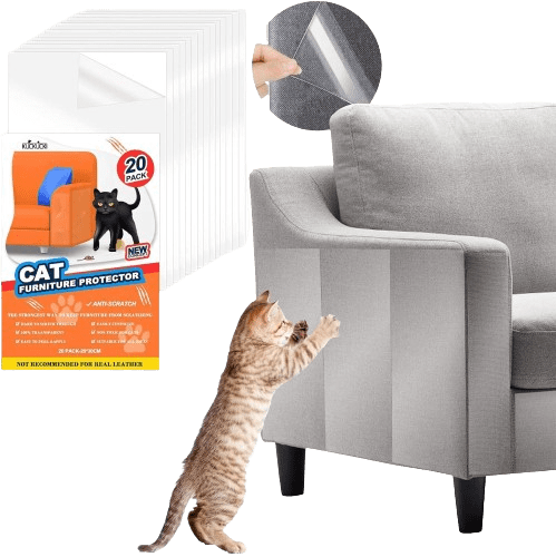 Dubkart 20 PCS Cat Scratch Furniture Protector Tape