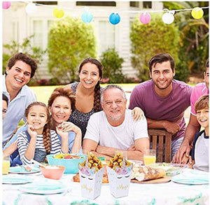 Dubkart 24 PCS Unicorn Themed Popcorn Boxes Standees Treats Party Supplies Kit