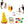 Dubkart 26 PCS Carnival Cones Bean Bags Rings Party Games Set