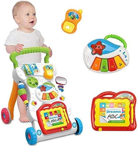 2in1 Baby Musical Walker Learning Activity Stroller Toy