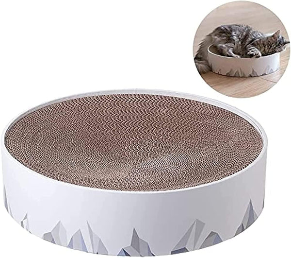 Dubkart 2in1 Cat Scratching Pad & Lounge Durable Indoor Cardboard