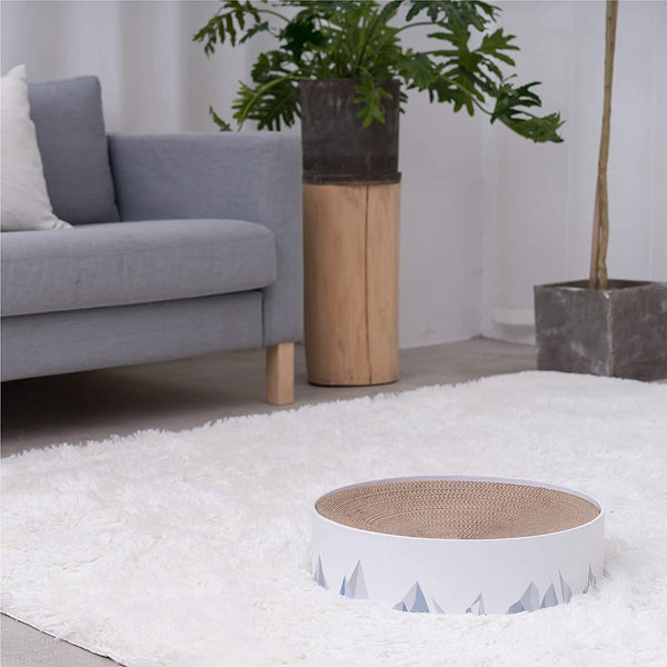 Dubkart 2in1 Cat Scratching Pad & Lounge Durable Indoor Cardboard