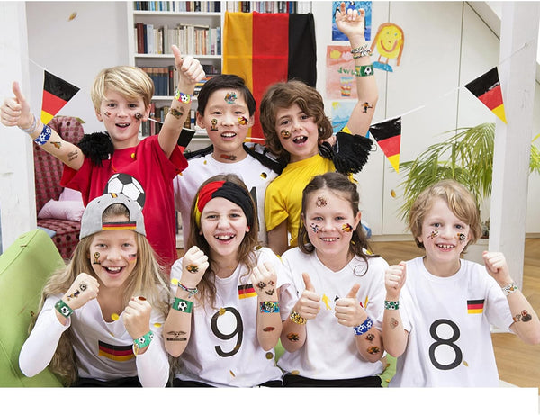 Dubkart 30 PCS Soccer Slap-Snap Bracelets for Kids