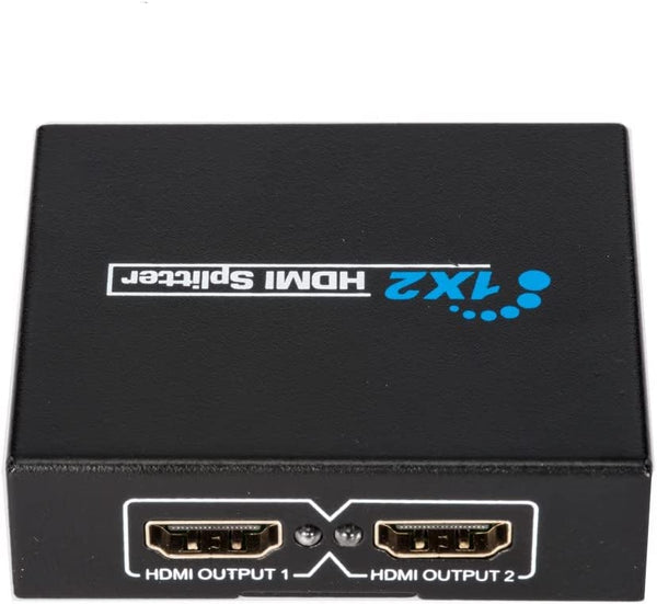 Dubkart 3D HDMI Splitter 1X2 Adapter Dual Display Video Splitter