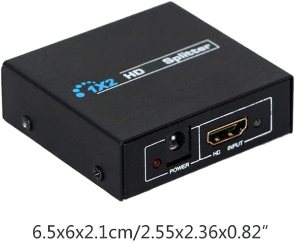 Dubkart 3D HDMI Splitter 1X2 Adapter Dual Display Video Splitter
