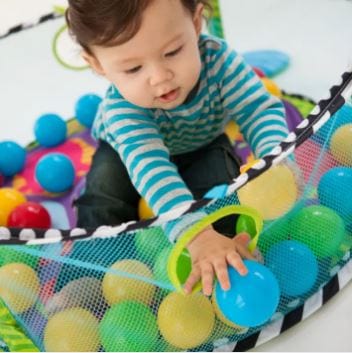 Dubkart 3in1 Kids Activity Ball Pit Play Mat Turtle Gym