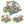 Dubkart 3in1 Kids Activity Ball Pit Play Mat Turtle Gym