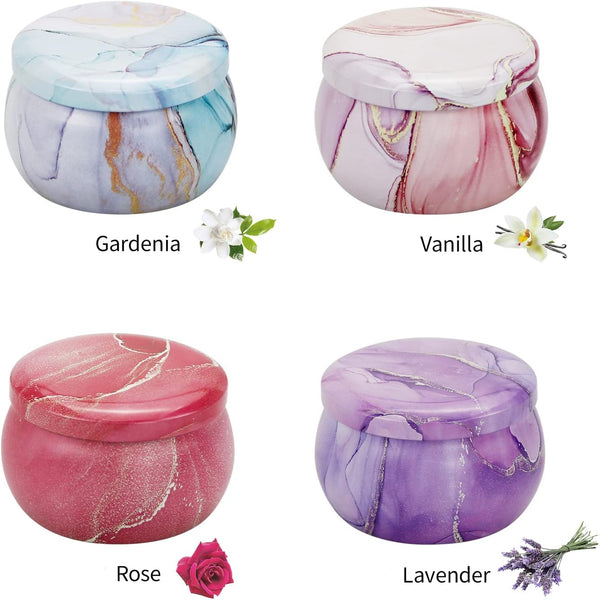 Dubkart 4 PCS Aromatherapy Scented Candles Gift Set