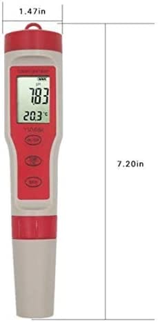 Dubkart 4in1 Digital Water Quality Tester PH TDS EC Temperature Meter