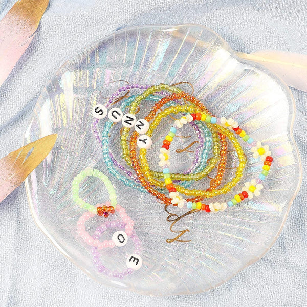 Dubkart 5000 PCS Alphabet Beads Kit for DIY Bracelets Necklace Jewelry