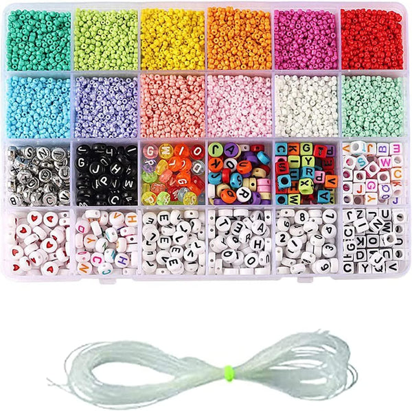 Dubkart 5000 PCS Alphabet Beads Kit for DIY Bracelets Necklace Jewelry