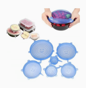 Dubkart 6 Pack Food Storage Bowl Lid Covers Kitchen Fridge