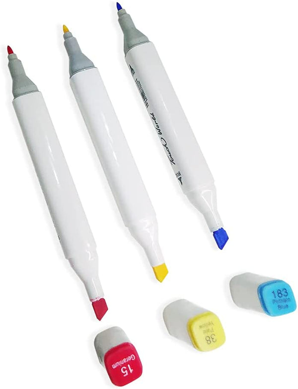 Dubkart 80 Colors Dual Twin Tip Marker Highlighter Pen Set