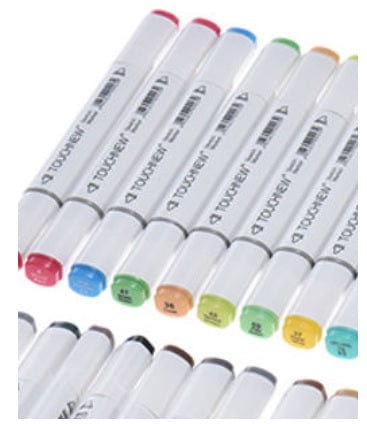 Dubkart 80 Colors Dual Twin Tip Marker Highlighter Pen Set