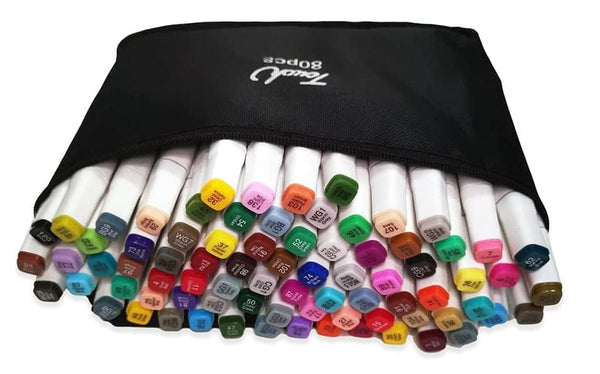 Dubkart 80 Colors Dual Twin Tip Marker Highlighter Pen Set